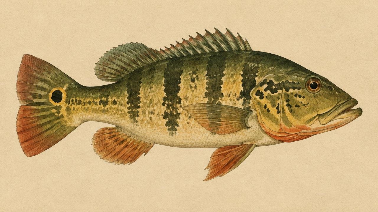 Ilustração de Tucunaré